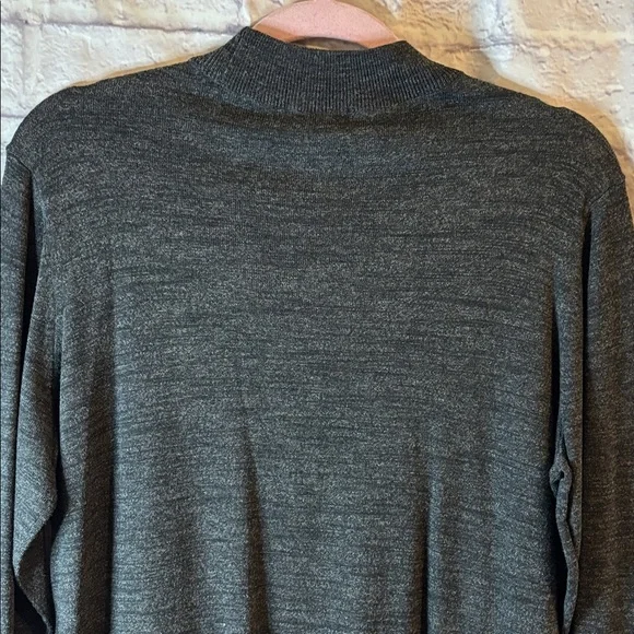 🔵SOLD😊👍 H&M Mock Neck Deep Gray
Long Sleeve Knit Dress - Picture 11 of 13